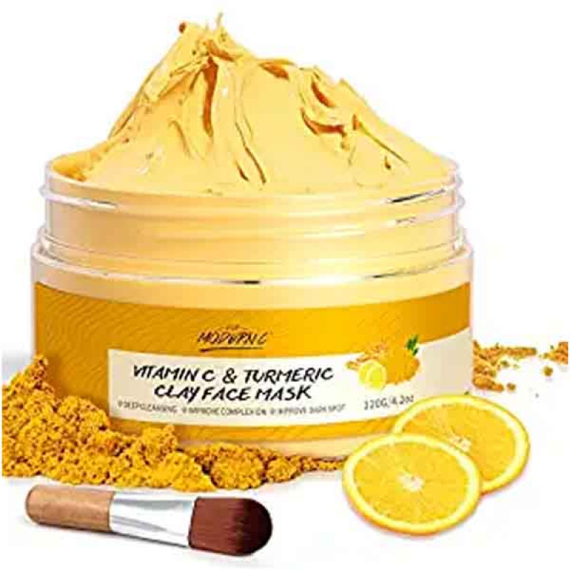 POP MODERN.C Turmeric Vitamin C Clay Mask Deep Cleansing Face Mask Skin Care