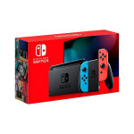 Nintendo Switch with Neon Blue and Neon Red Joy‑Con lite