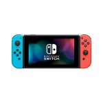 Nintendo Switch with Neon Blue and Neon Red Joy‑Con lite