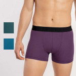 Black Cotton Blend Brief